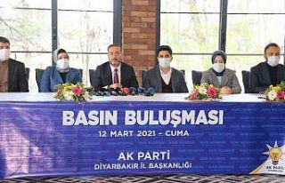 AK Parti İl Başkanı Aydın, basın mensuplarıyla...
