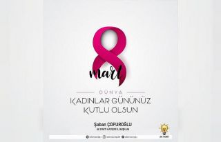 AK Parti İl Başkanı Çopuroğlu, "Kadınları...