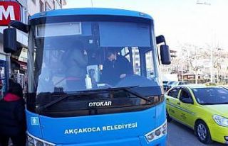 Akçakoca’da ulaşım araçları denetlendi