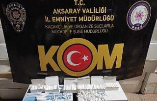 Aksaray’da 1 milyon adet kaçak makaron ele geçirildi