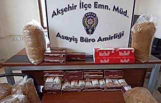 Akşehir’de tütün operasyonu