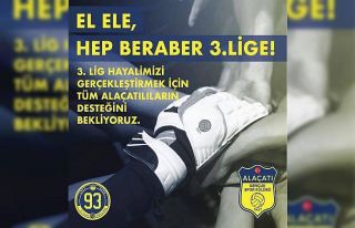 Alaçatıspor’dan destek çağrısı