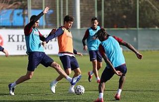 Alanyaspor’da Antalyaspor maçı hazırlıkları...