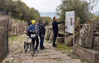 Aliağa’da bisiklet turizmi çalışmalarında rota...