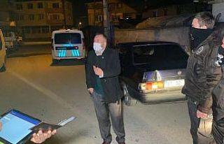 Alkollü araç kullanıp, polise sitem etti