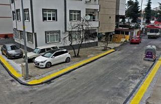 Altınordu’da sokak ve caddeler modern görünüme...