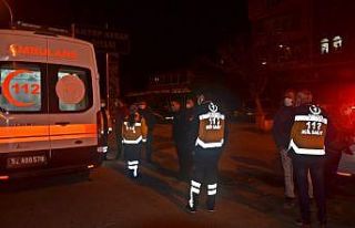 Ambulans ile ticari taksi çarpıştı: 1 yaralı