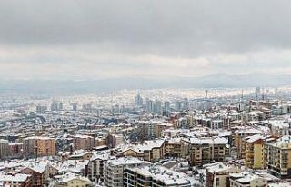 Ankara’da kartpostallık kar manzaraları