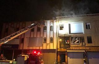 Ankara’da mobilya atölyesinde yangın çıktı