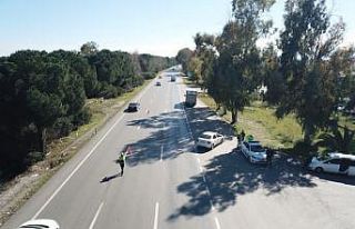 Antalya’da  helikopter ve drone ile denetim