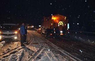 Antalya’da kar yağışı başladı Antalya-Konya...