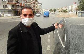 Antalya’ya çamur yağdı