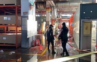 Arnavutköy’de deri fabrikasında yağ kazanı patladı:...