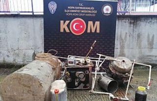 Artvin’de sahte içki operasyonu