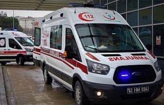 Ayağını makineye kaptıran işçi hastanelik oldu