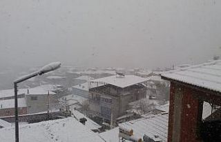 Aydın’ın yüksek kesimlerinde kar yağışı etkili...