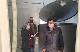 Babaeski’de süt toplama merkezleri incelendi