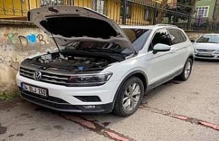 Bafra’da lüks otomobili çalan şahıs yakalanarak...