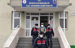 Bağ evinden 22 ay önce çapa makinesi çalan zanlı...