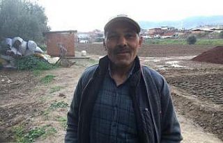 Bahçesine fidan dikerken el bombası buldu