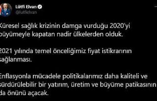 Bakan Elvan: “(Pandemi sürecinde)2020’yi büyümeyle...