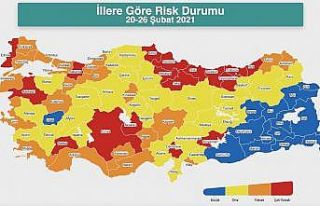 Bakan Koca, İllere Göre Risk Durumu haritasını...