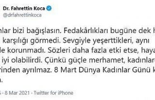 Bakan Koca’dan 8 Mart Dünya Kadınlar Günü paylaşımı
