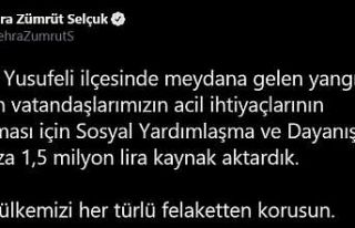 Bakan Selçuk’tan Artvin’deki yangında vatandaşlara...