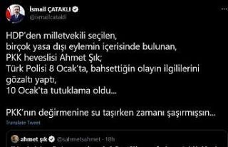 Bakan Yardımcısı Çataklı’dan HDP Milletvekili...