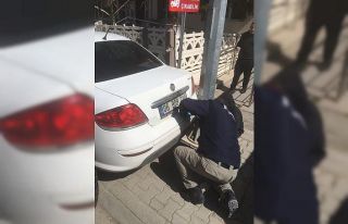 Balıkesir’de çalınan araç Eskişehir’de ele...