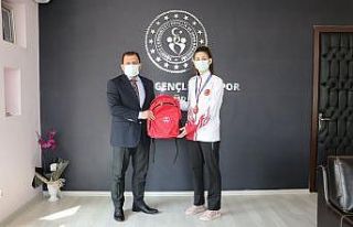 Başarılı Taekwondocular’dan Kabakcı’ya ziyaret