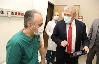 Başkan Aktaş, Covid 19 aşısı oldu