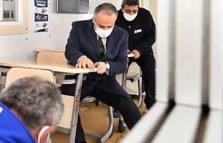 Başkan Alinur Aktaş, 6,7 deprem ile sallandı