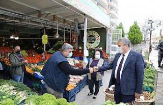 Başkan Çerçi esnaf ziyareti yaptı