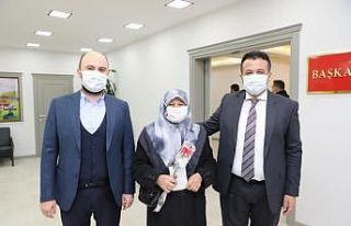 Başkan Doğan ’Kadınlar Günü’nde şehit annesini...