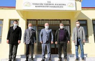 Başkan Gümüş, Yerkesik Kırsal Kalkınma Kooperatifinde...