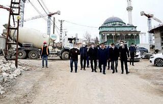 Başkan Gürkan kentsel dönüşüm çalışmalarını...