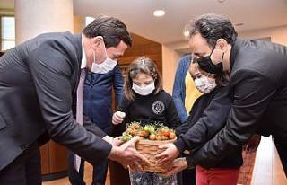 Başkan Hasan Kılca’ya “özel” ziyaretçiler