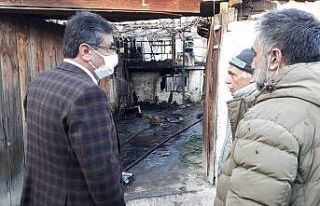 Başkan İnal, yangın bölgesinde incelemelerde bulundu