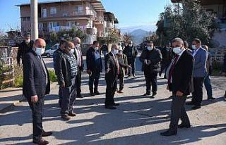 Başkan Kayda, Sarıpınar mahallesinde talepleri...