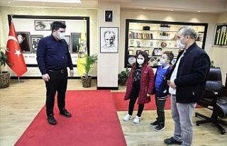 Başkan Kılıç miniklerin sorularını yanıtladı