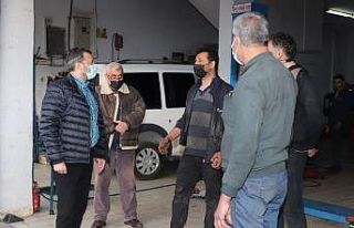 Başkan Kocaispir çalışmaları denetledi