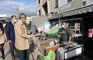 Başkan Oktay denetimlerini sürdürüyor