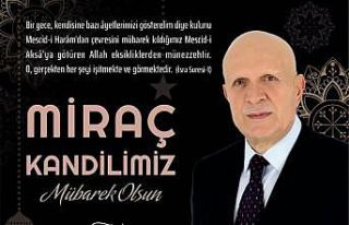 Başkan Pekmezci: “Miraç alemlerin rabbinin sonsuz...