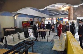 Başkan Şahin, eğlence alanında incelemelerde bulundu