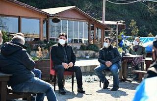 Başkan Tören balıkçılarla buluştu