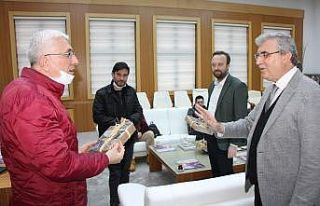 Başkan Yüce SGB üyelerini ağırladı