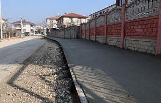 Baskı beton çalışmaları devam ediyor