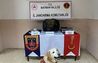 Batman’da 11 kilo 250 gram esrar ele geçirildi