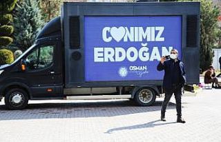 Battalgazi’de “Canımız Erdoğan” görseli...